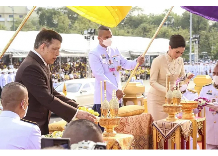 2024–02-26 泰国国王陛下偕王后驾临皇家田广场膜拜三舍利